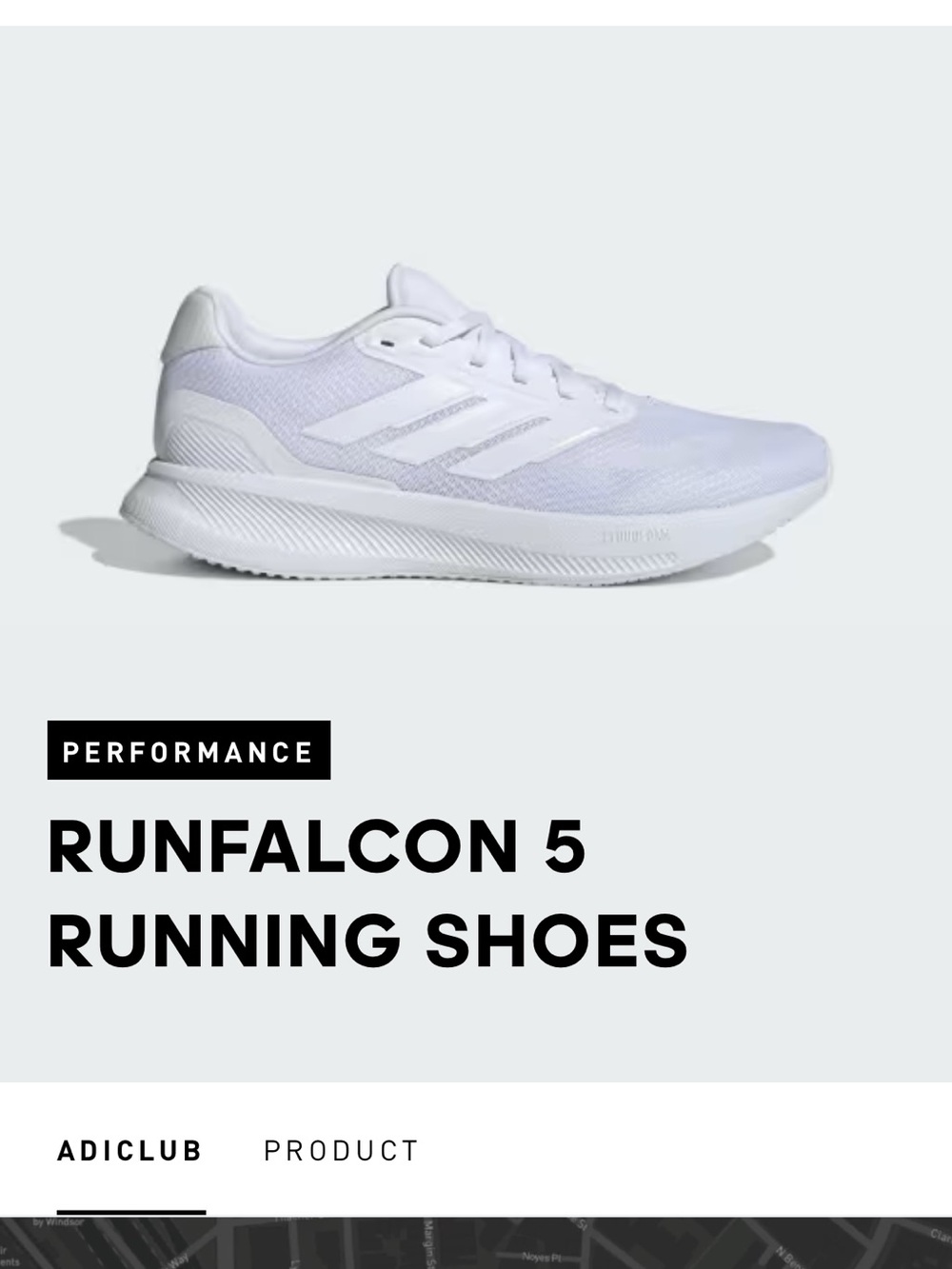 adidas Runfalcon 5 Men's Athletic Shoes - White